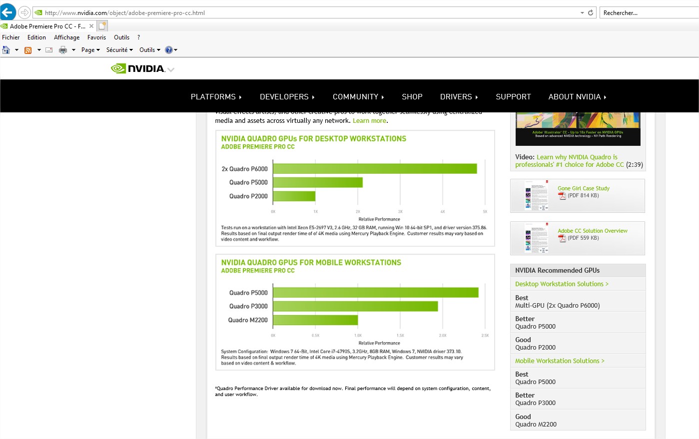 Solved Premiere cc 2018 and NVIDIA Quadro P2000 Adobe Community